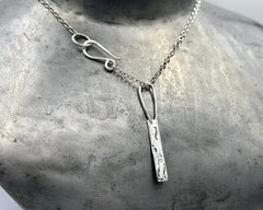 SEMIRAMIS ID NECKLACE STERLING SILVER