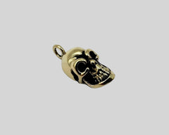 SKULL CHARM YELLOW GOLD