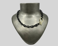 Black Chain with S Clasp