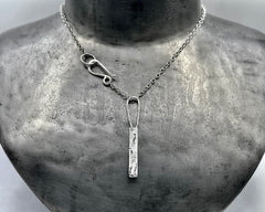 SEMIRAMIS ID NECKLACE STERLING SILVER